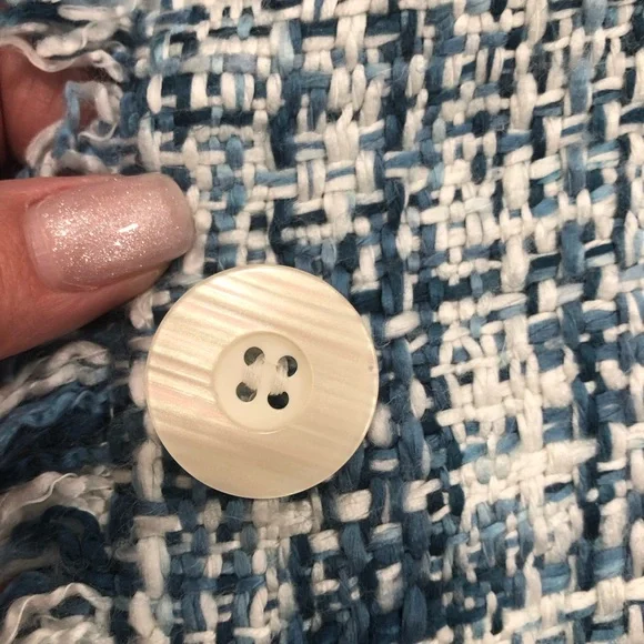 Chadwicks Blue and White Tweed Blazer - Picture 10 of 16